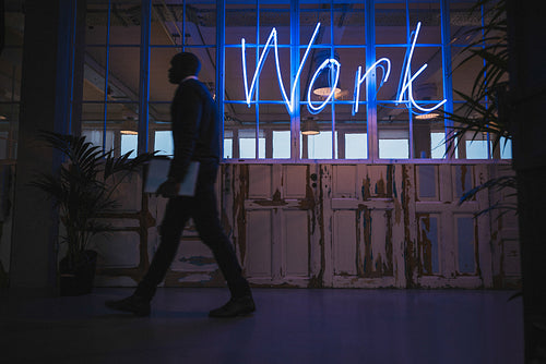 Corridor of a modern office 