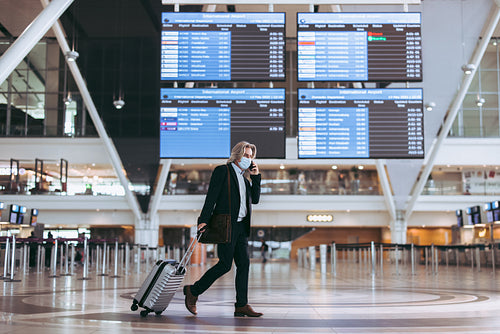 Business trip after pandemic lockdown