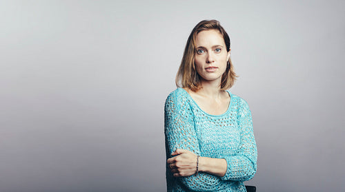 Portrait of young woman