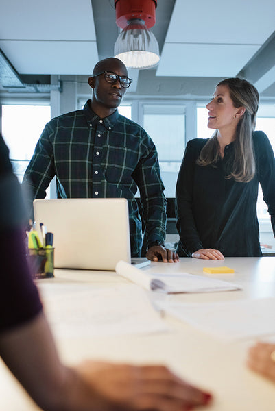 Business people discussing ideas