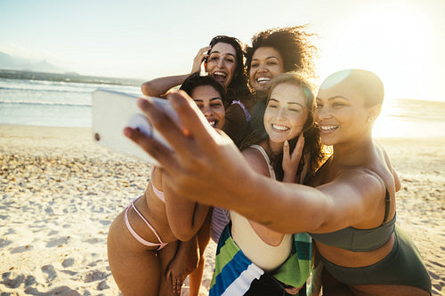 Taking spring break selfies