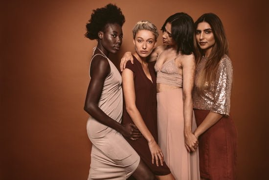 Group of Confident Young Models in Fashion Week Outfits Posing Together  Isolated Stock Image - Image of dresser, copy: 220249515