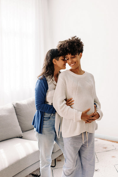 Queer couple expecting a baby