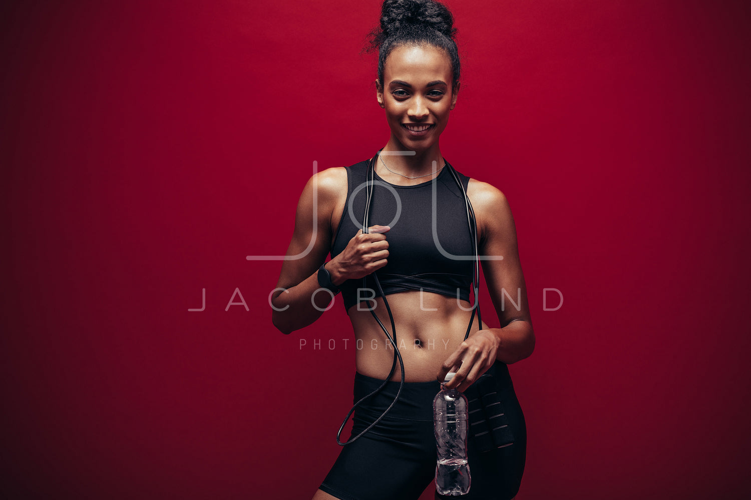 Fitness female resting after workout – Jacob Lund Photography Store-  premium stock photo