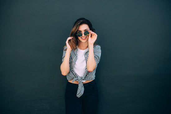 Colombian Girl Tennis Player Laughing Wearing Sunglasses Stock Photo -  Image of excited, juvenile: 110166792