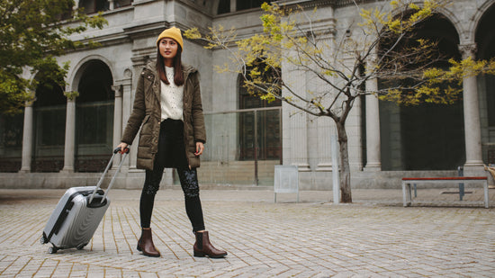 Outdoor Fashion Portrait of Young Woman with Long Legs, Walking Alone at  Street Stock Image - Image of holiday, city: 167492441