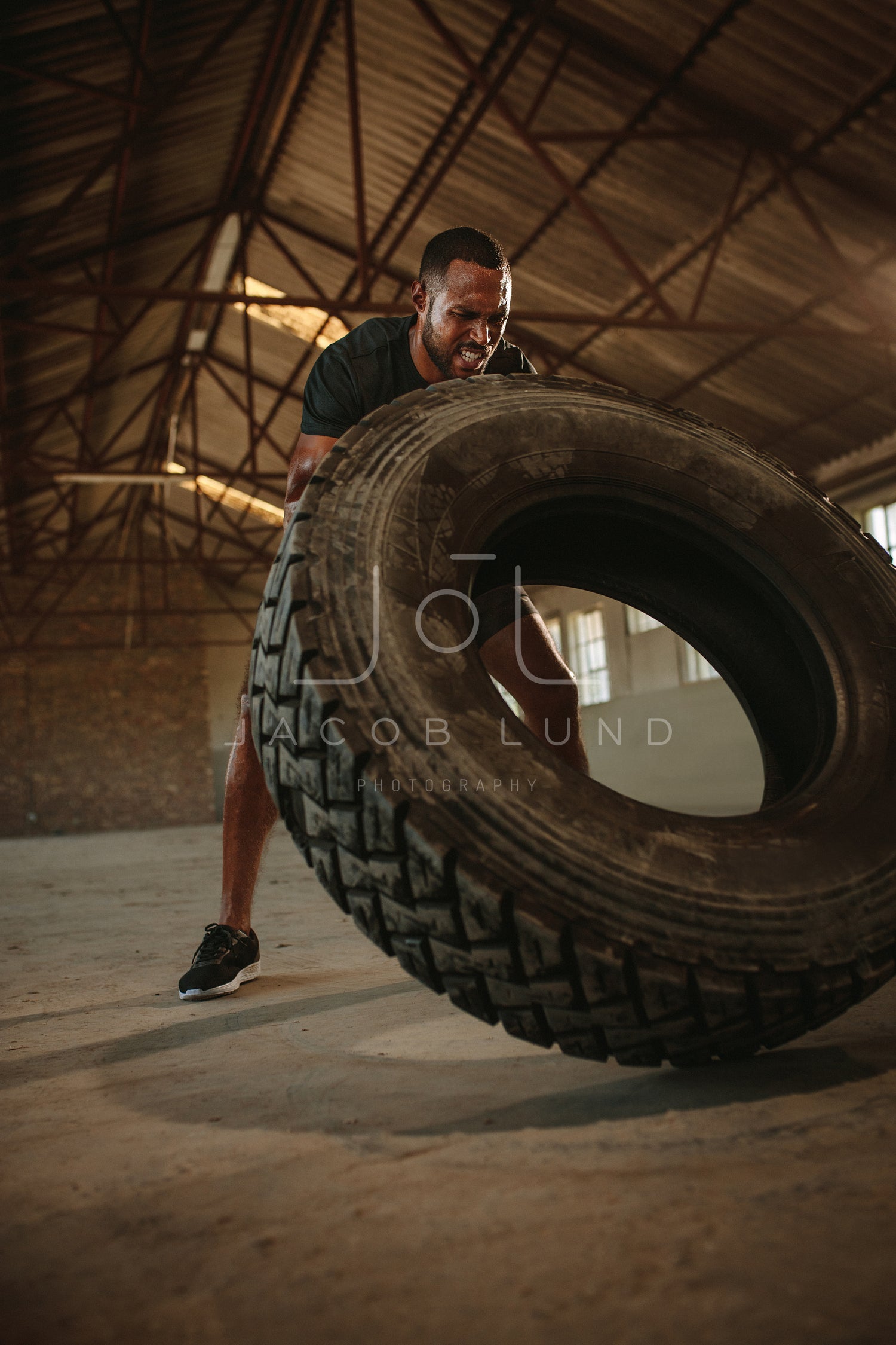 Flipping a tire discount workout