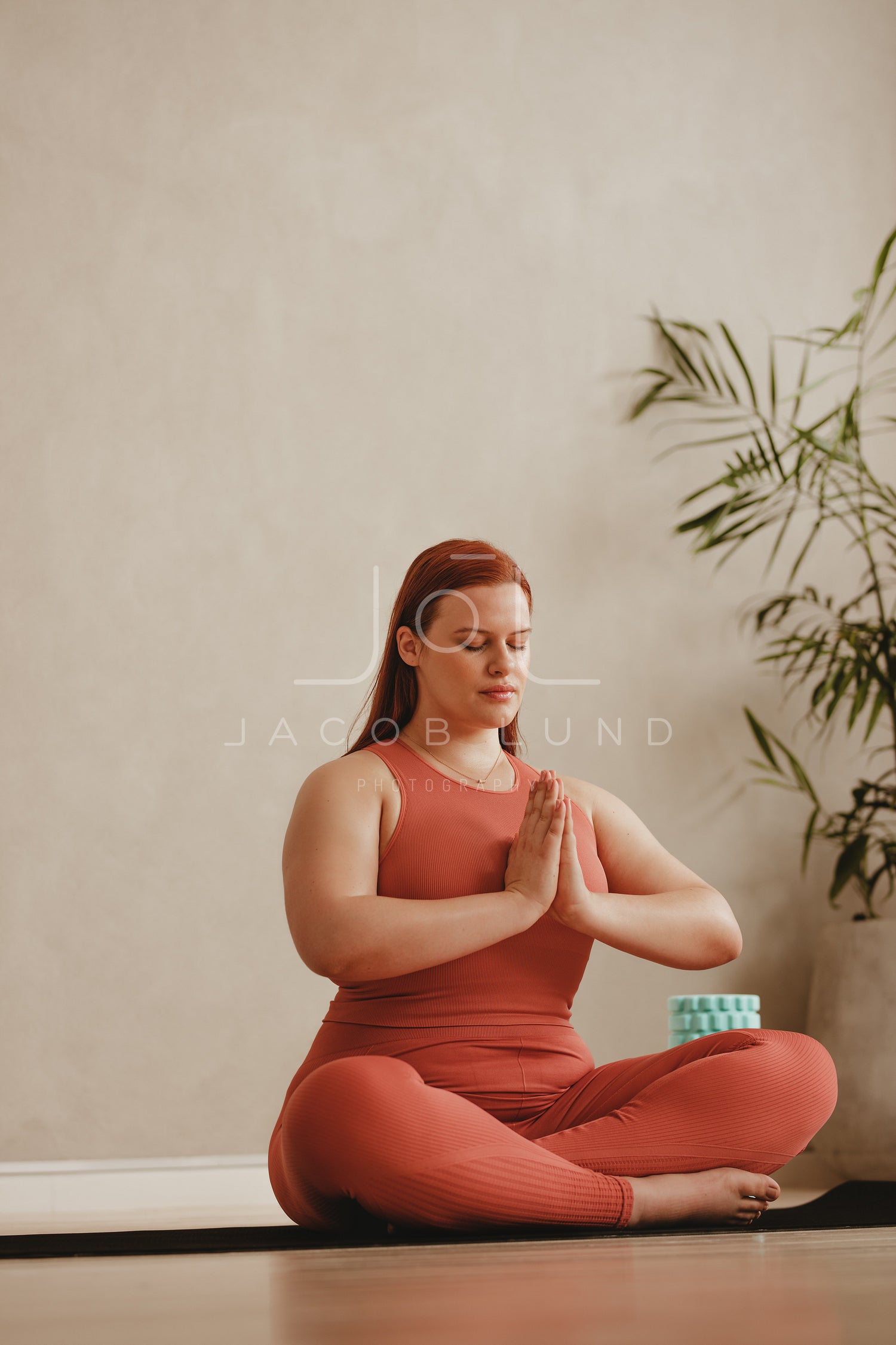 Woman practising meditation yoga – Jacob Lund Photography Store