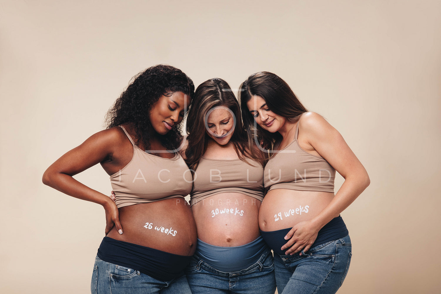 Premium Photo  Group of pregnant women at courses for expectant mothers  indoors