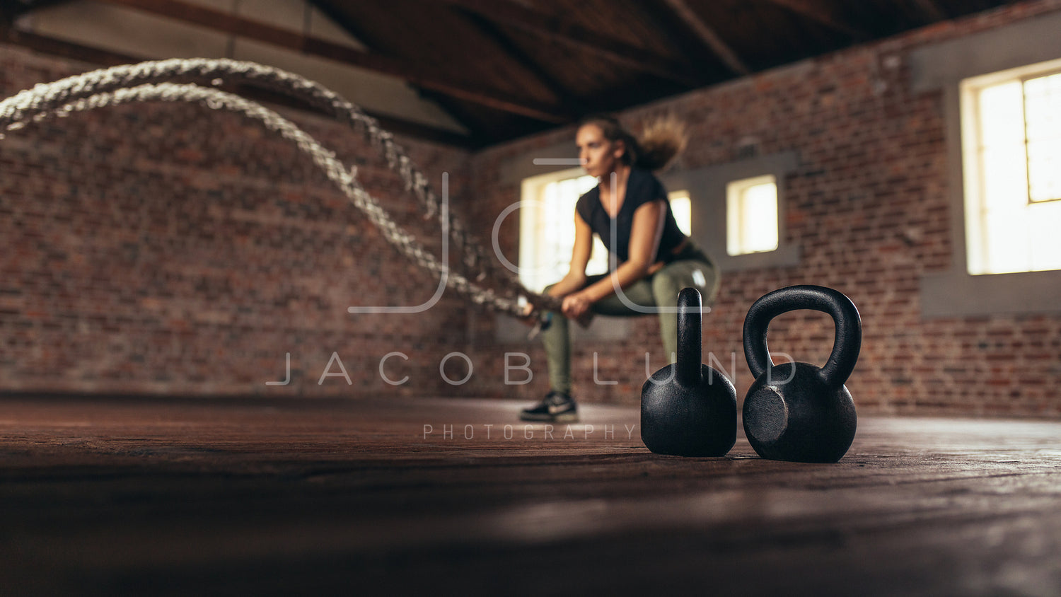 Kettlebell Workout – Jacob Lund Photography Store- premium stock photo