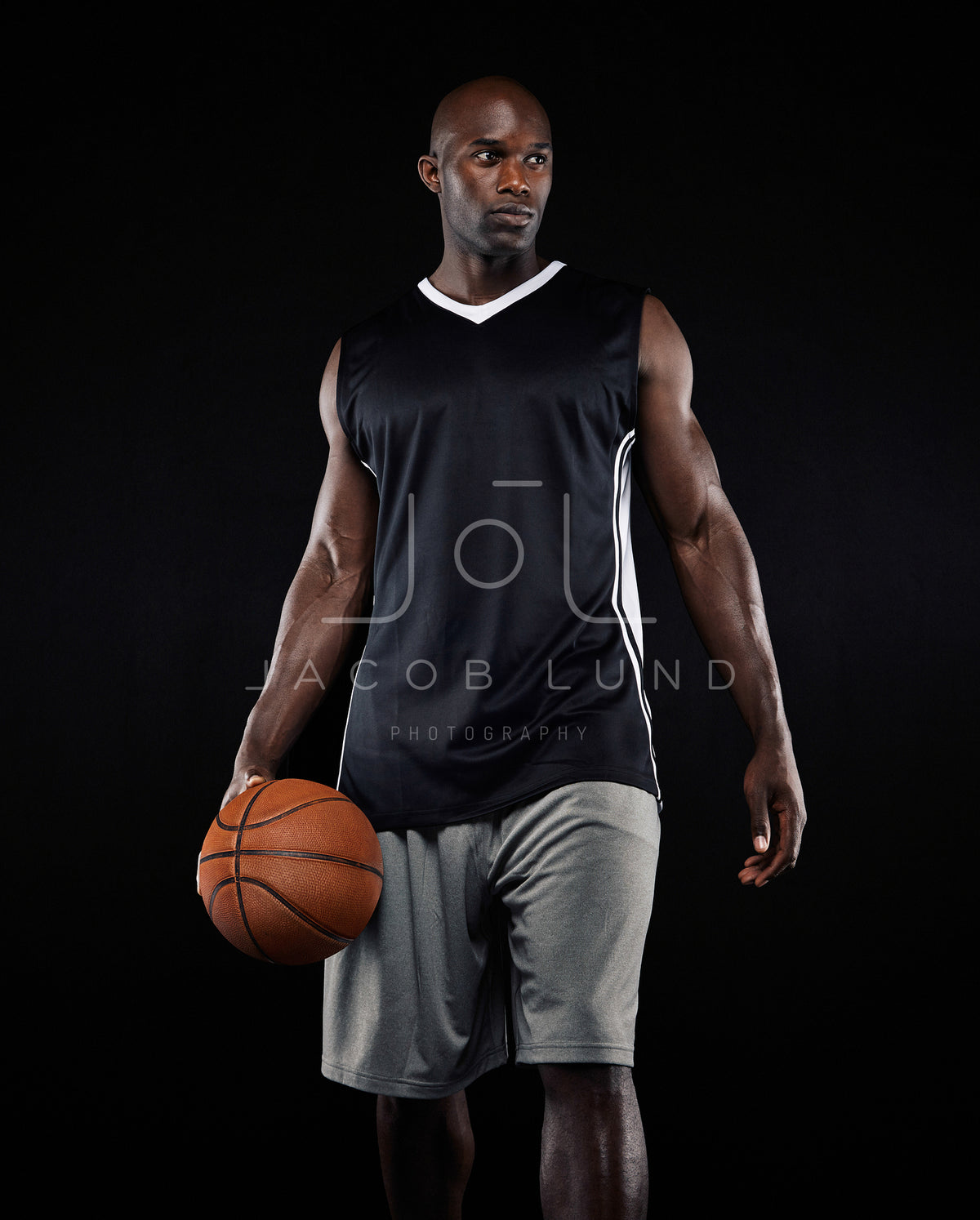 Young african athlete balancing basketball on his finger – Jacob Lund  Photography Store- premium stock photo