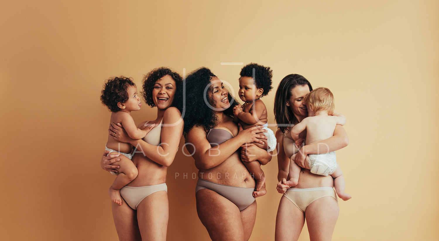Diverse mothers and babies