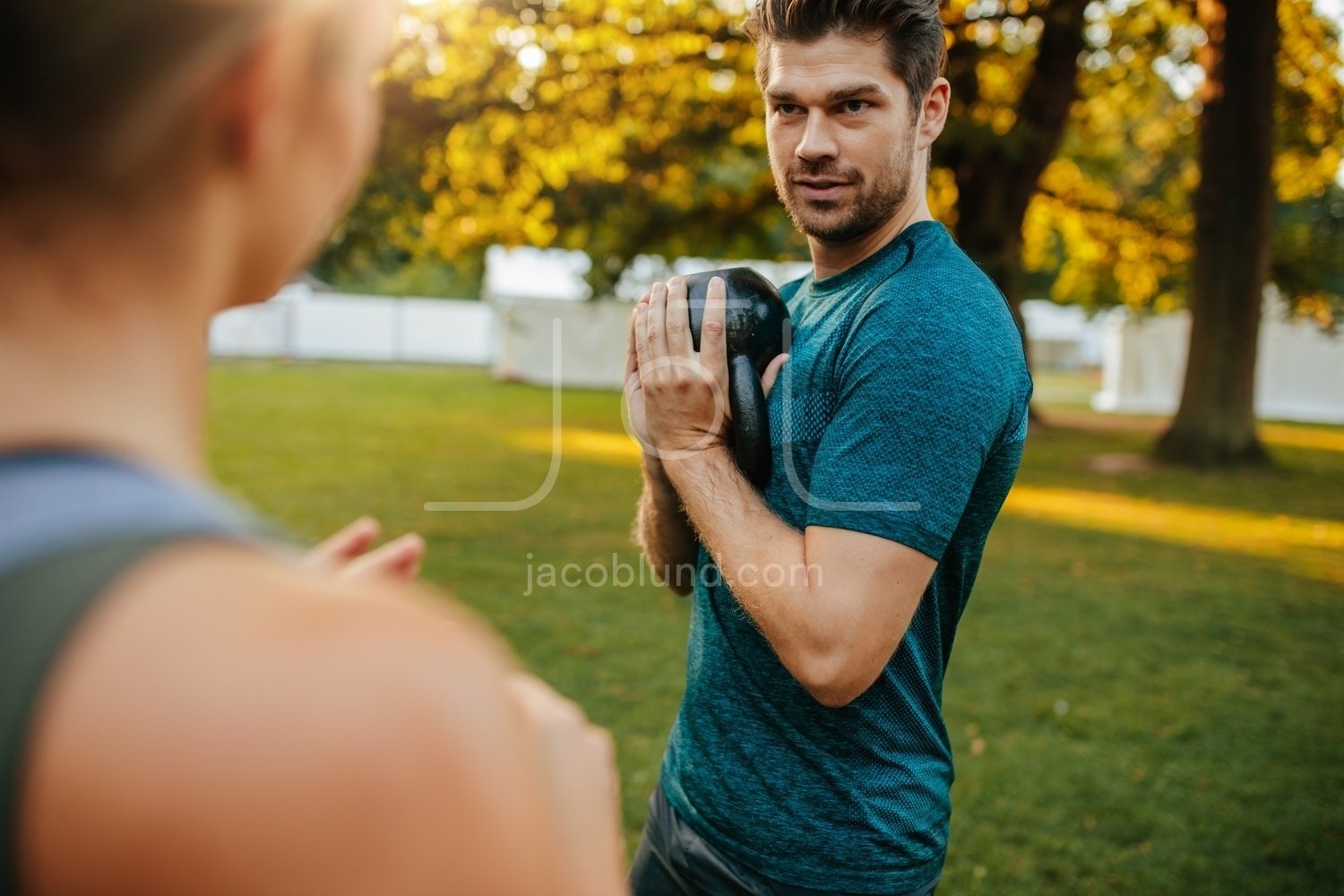 Kettlebell Workout – Jacob Lund Photography Store- premium stock photo