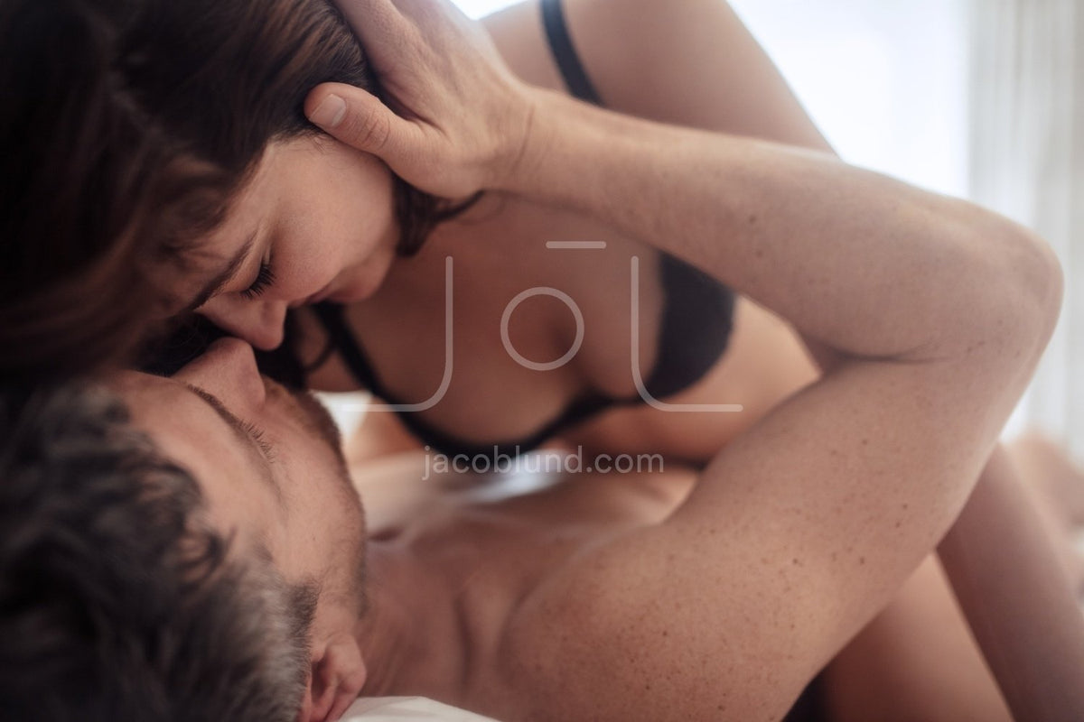 Young couple having sex in bedroom – Jacob Lund Photography Store- premium  stock photo