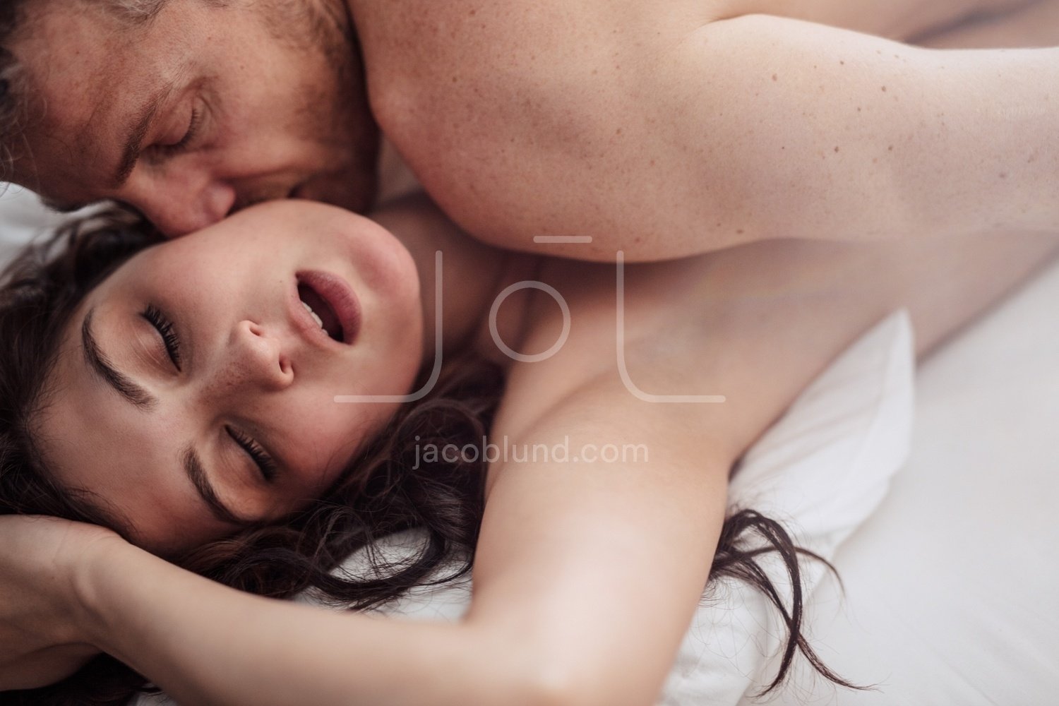 Passionate couple is having